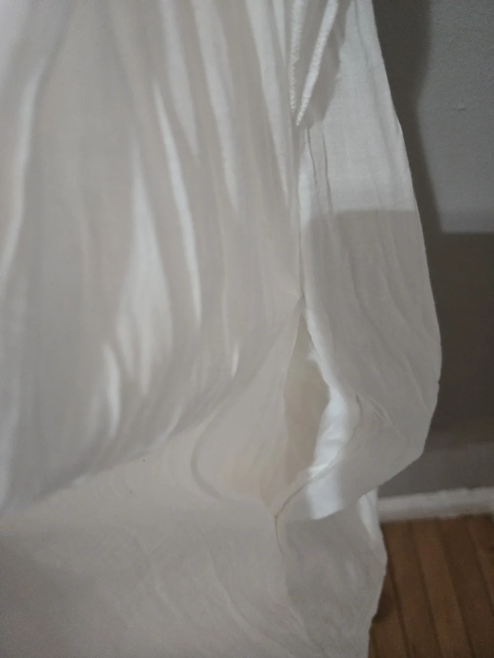 Free People Cream Ruffle Tiered Boho Dress - Picture 3 of 5